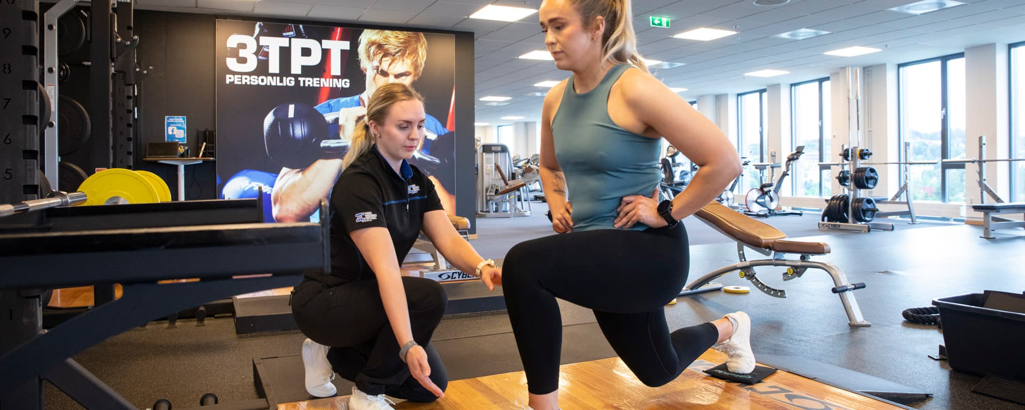 Treningsgruppe med fysioterapeut